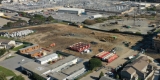 aerial view of industrial area